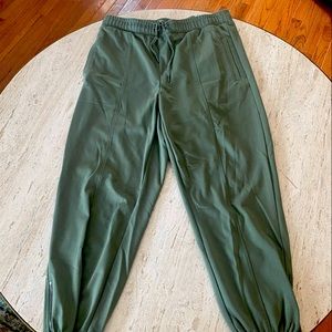 Banana Republic jogger, army green and navy.